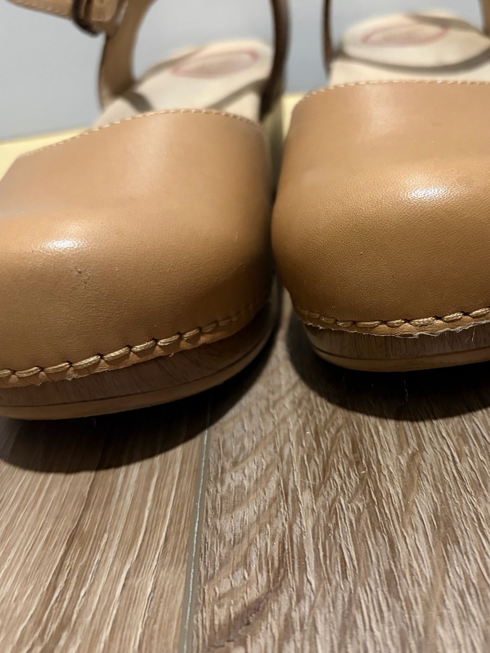 Dansko Sam Clogs in Sand Dollar Full Grain - Picture 7 of 8